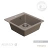 Мойка кухонная АКВАТОН Парма, серый шелк Мойка кухонная АКВАТОН Парма, серый шелк