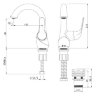 Смеситель для раковины Lemark Swan LM5406BG Смеситель для раковины Lemark Swan LM5406BG