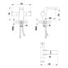 Смеситель для раковины Lemark Yeti LM7836C