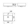 Раковина АКВАТОН GEOMETRY 45х40 Раковина АКВАТОН GEOMETRY 45х40