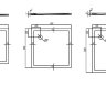 Душевой поддон АКВАТОН Калифорния 80x80 см квадрат